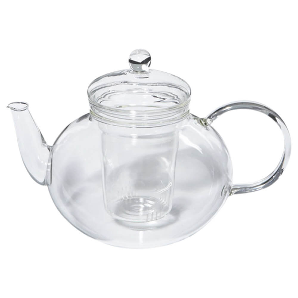 Glas-Teekanne Miko, 1,2lt. mit Glassieb