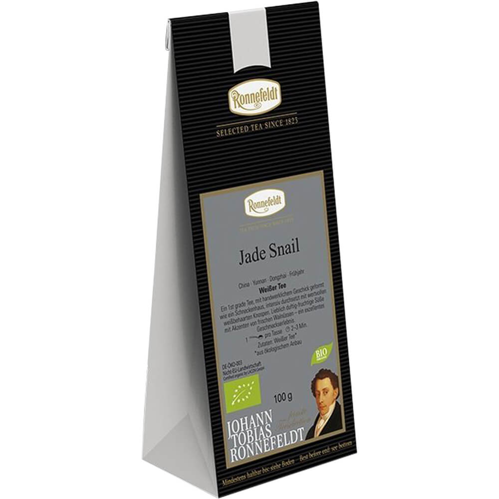 Ronnefeldt Weißer Tee Jade Snail bio Packung