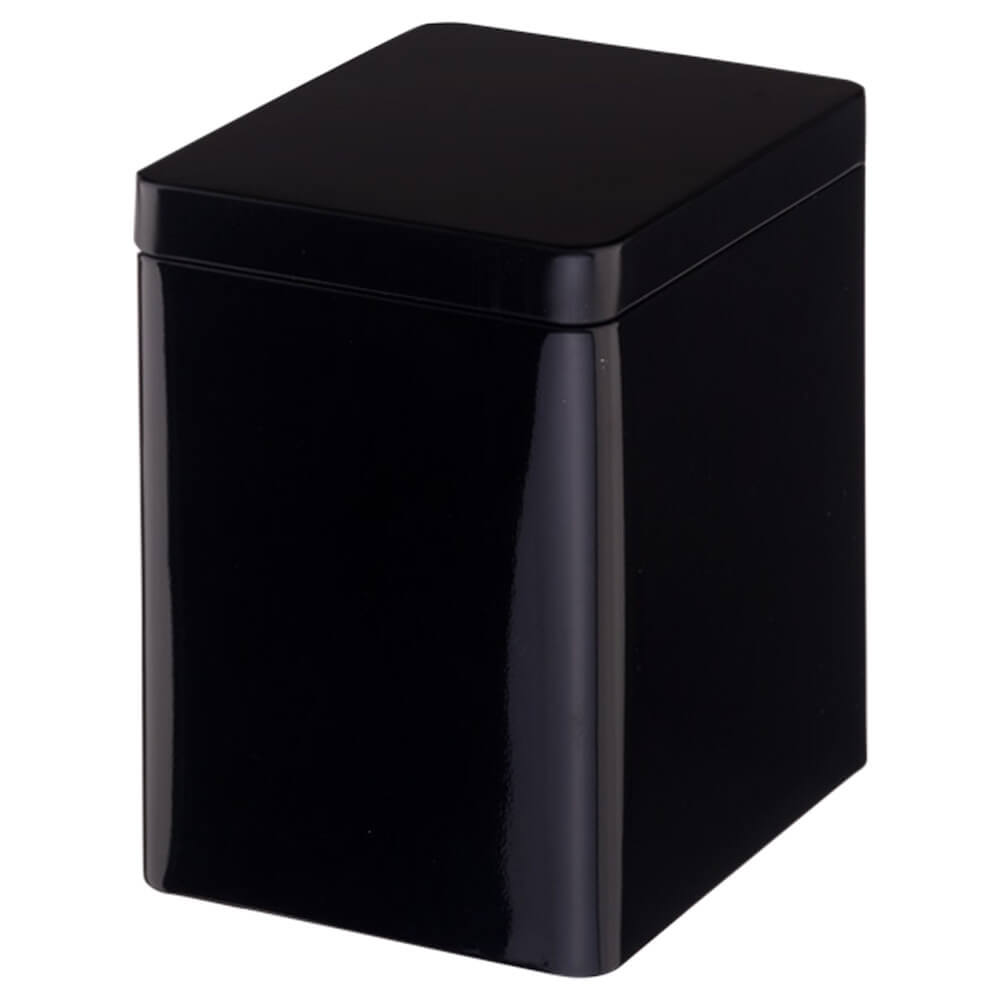 Teedose mit Stülpdeckel schwarz