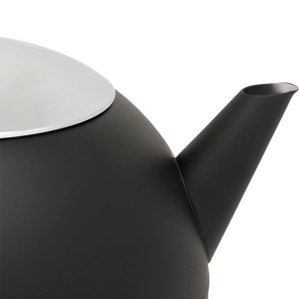 Bredemeijer Teekanne Duet Bella Ronde in schwarz Detail 4#variante_schwarz-matt