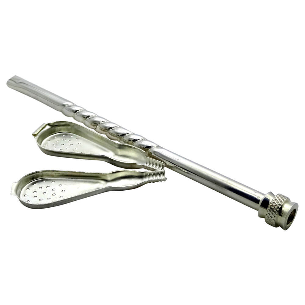 Bombilla für Mate Tee offen