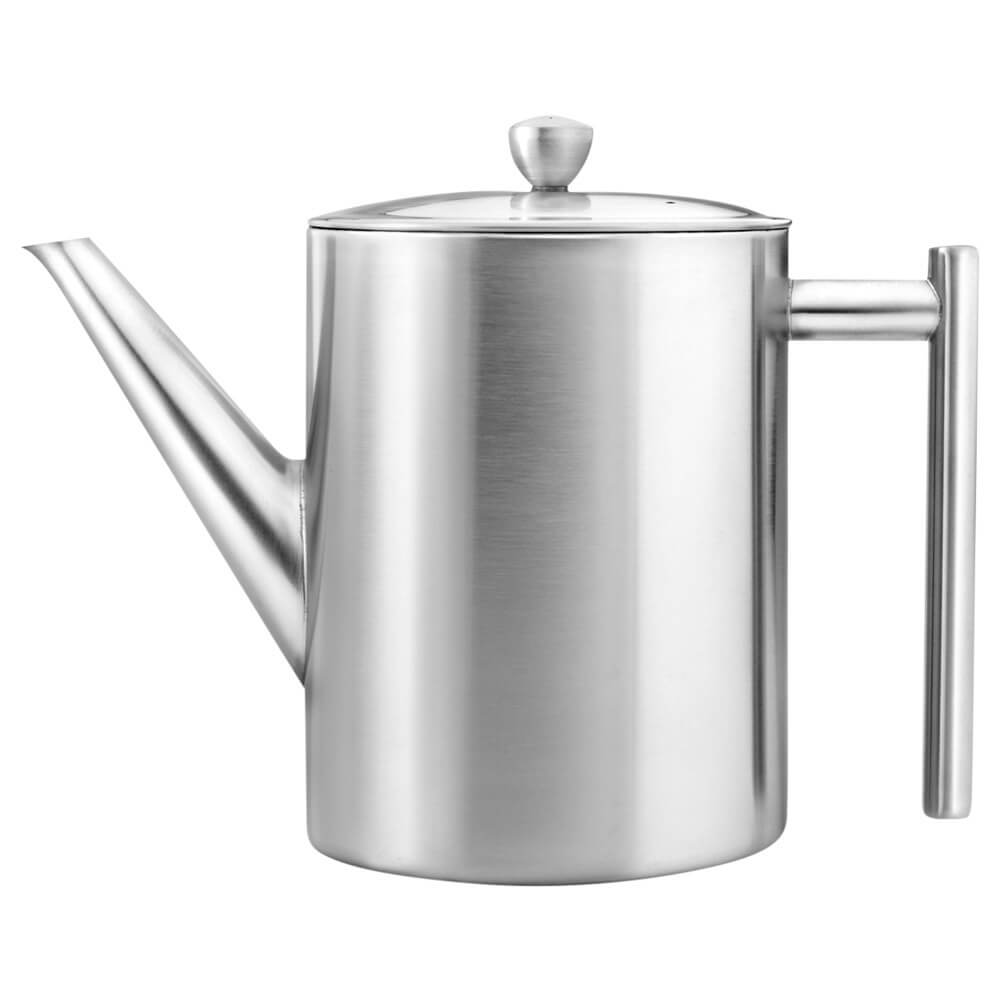 Bredemeijer Teekanne Minuet® Cylindre Edelstahl matt gebürstet 1,2lt.