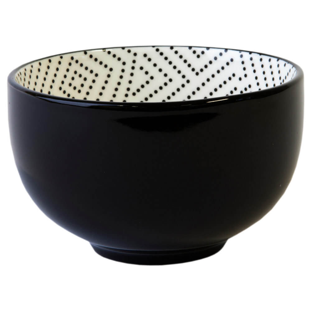 Teeschalen schwarz#teecups_uni-punkte