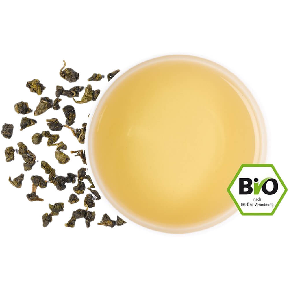China Jade Supreme Dong Ding Oolong bio Tasse
