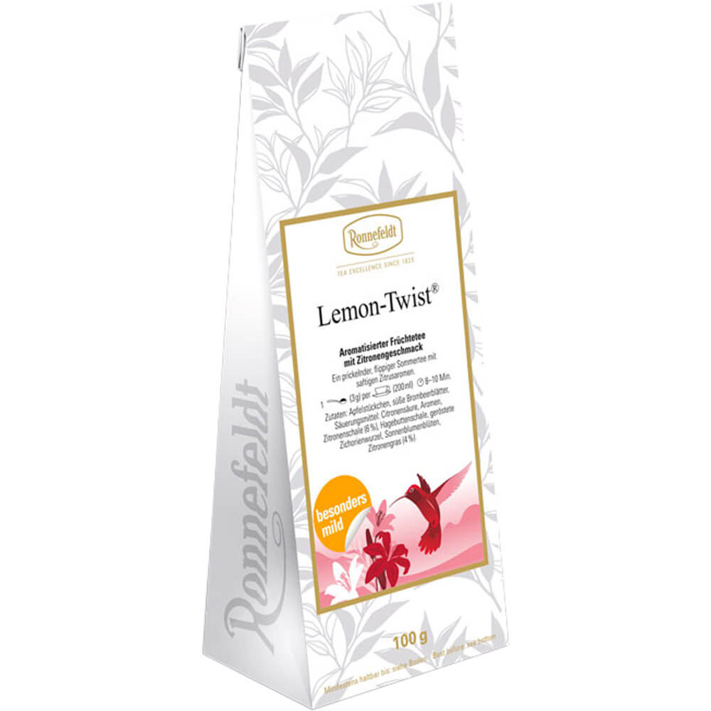 Ronnefeldt Früchtetee Lemon Twist Packung neu