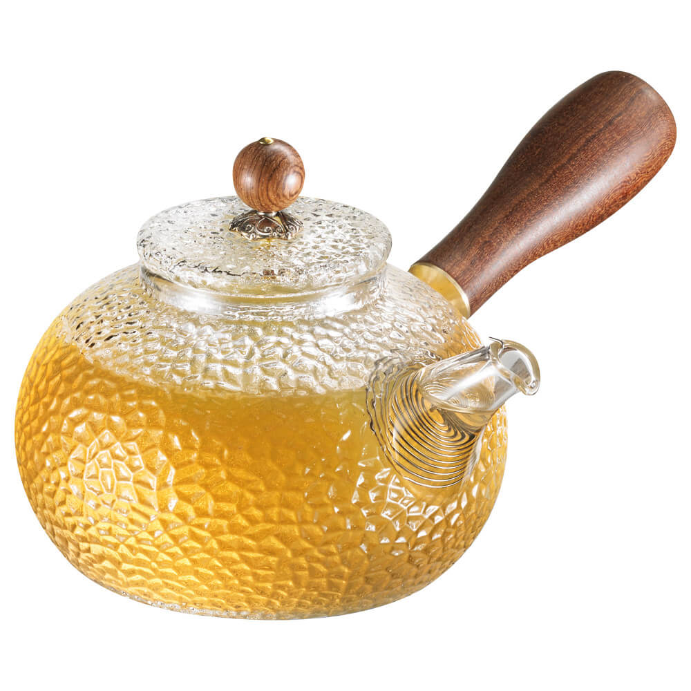 Einhand Teekännchen aus Glas Oriental