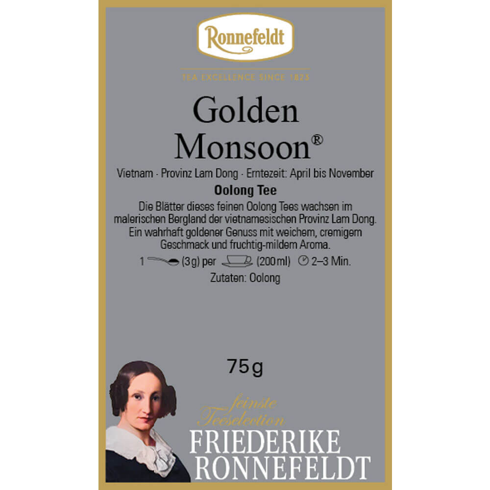Ronnefeldt Oolong Vietnam Golden Monsoon Etikett