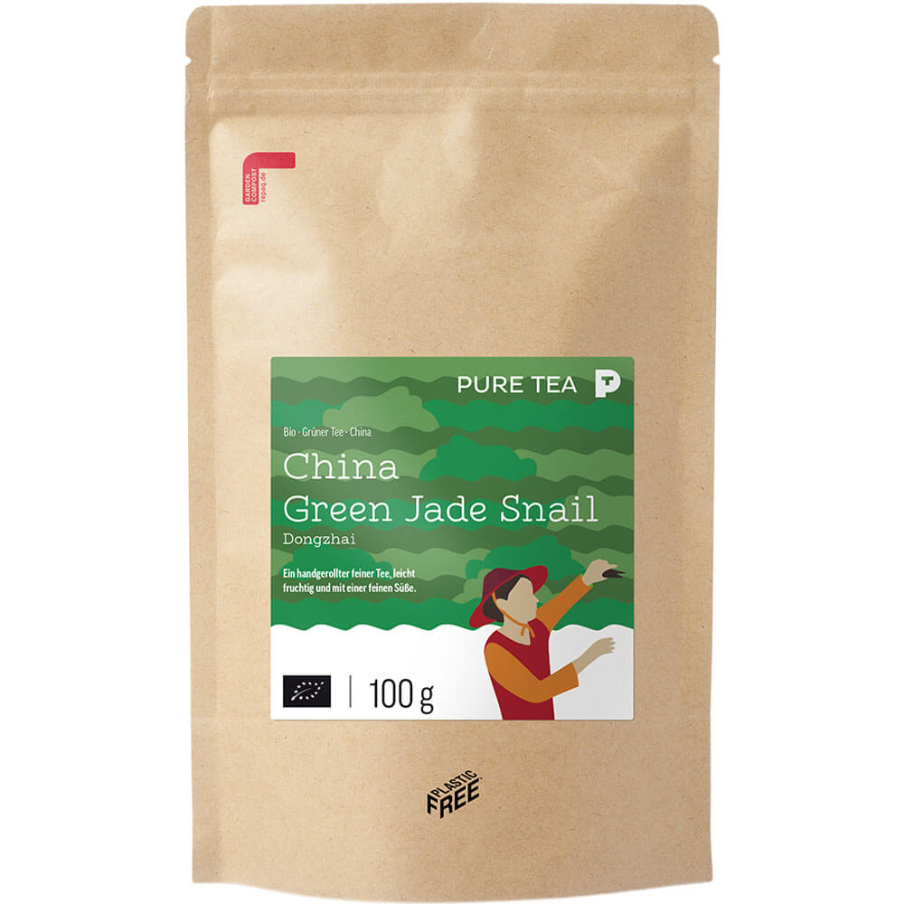 China Green Jade Snail bio Packung