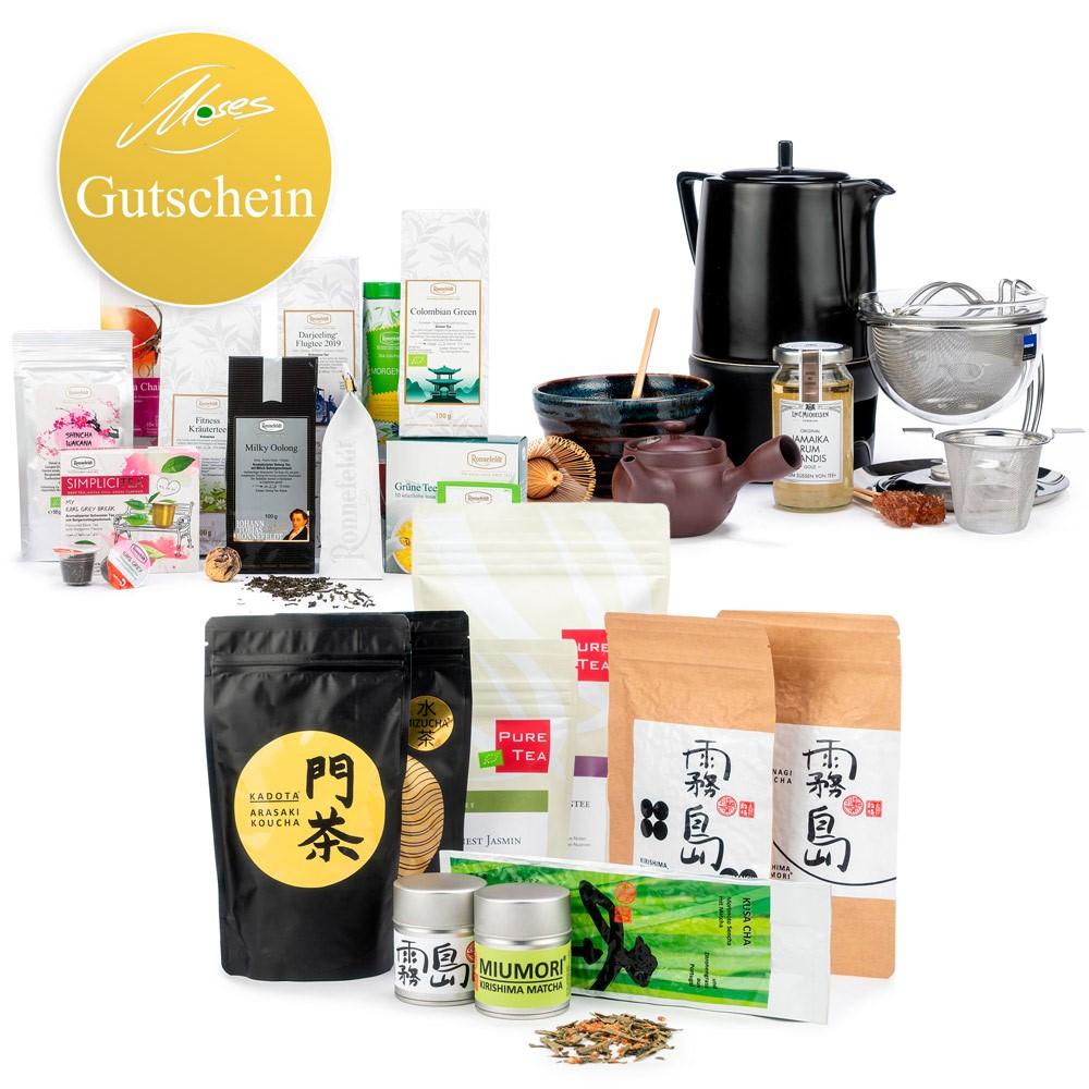Gutschein für den Moses Tee Shop