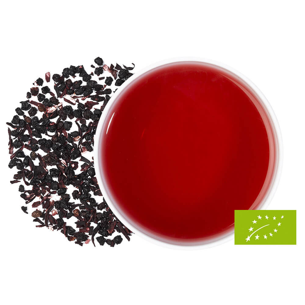 Beeren & Hibiskus bio Aufguss