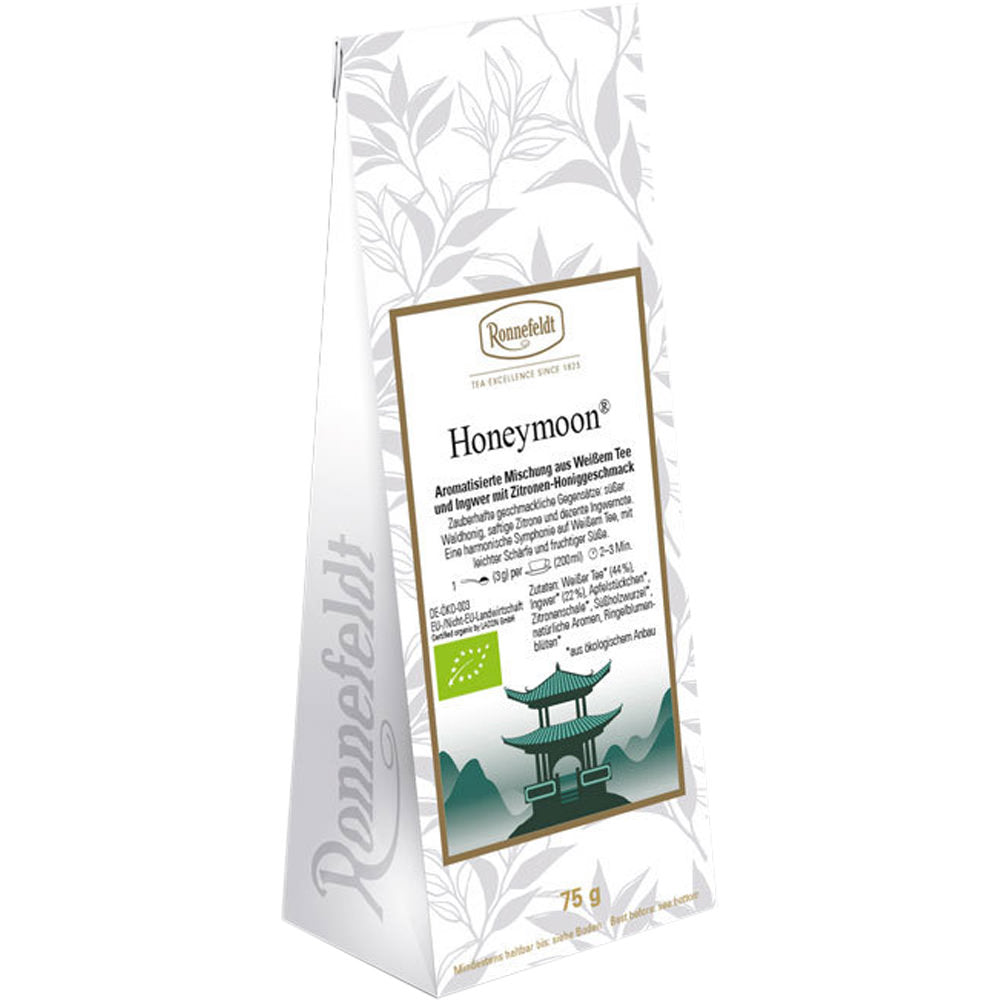 Ronnefeldt Weißer Tee Honeymoon bio Packung