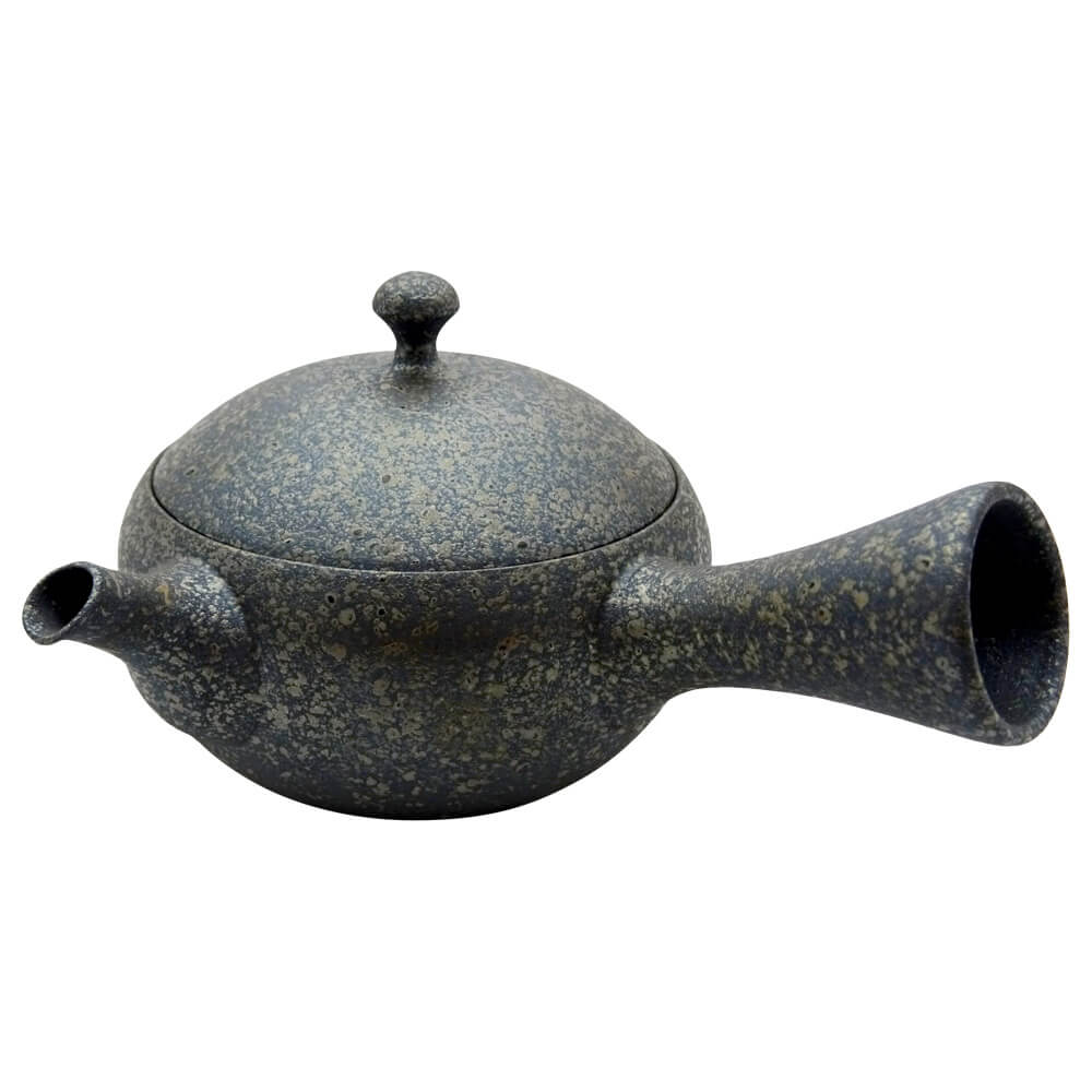 Kyusu mit Keramiksieb gesprenkelt 1