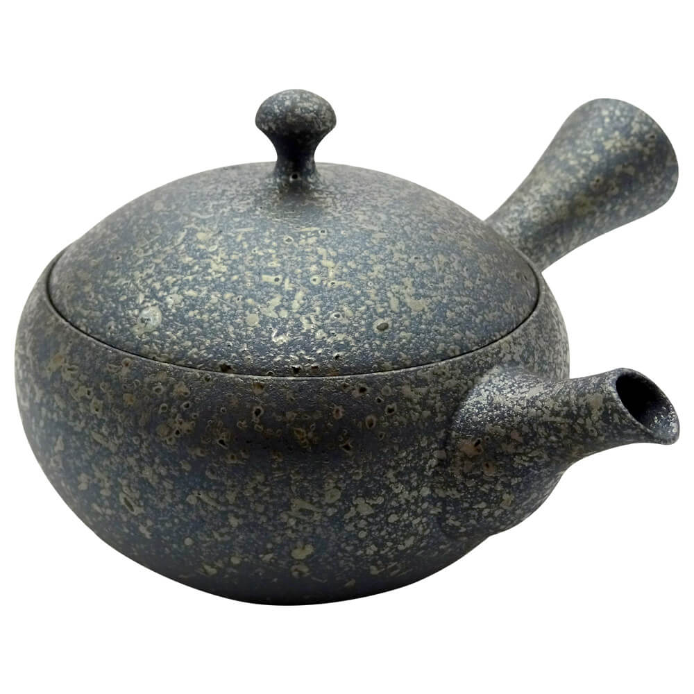 Kyusu mit Keramiksieb gesprenkelt 3