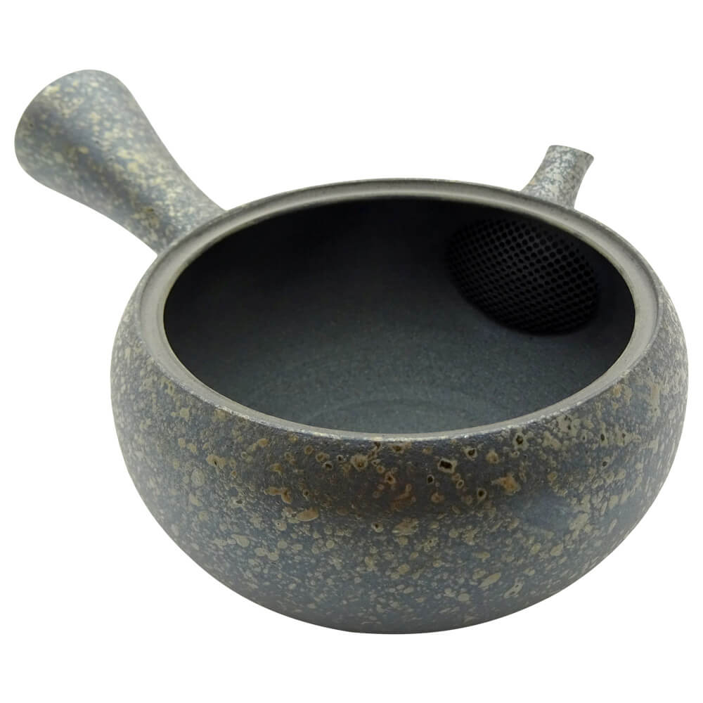Kyusu mit Keramiksieb gesprenkelt 5