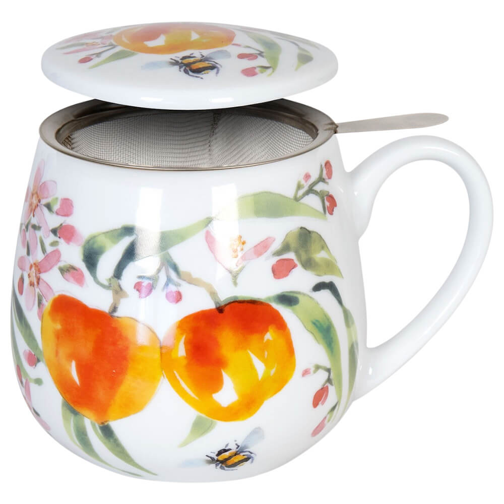 Kuschelbecher mit Deckel und Sieb Peach#deckelbecher_tea-for-you-peach