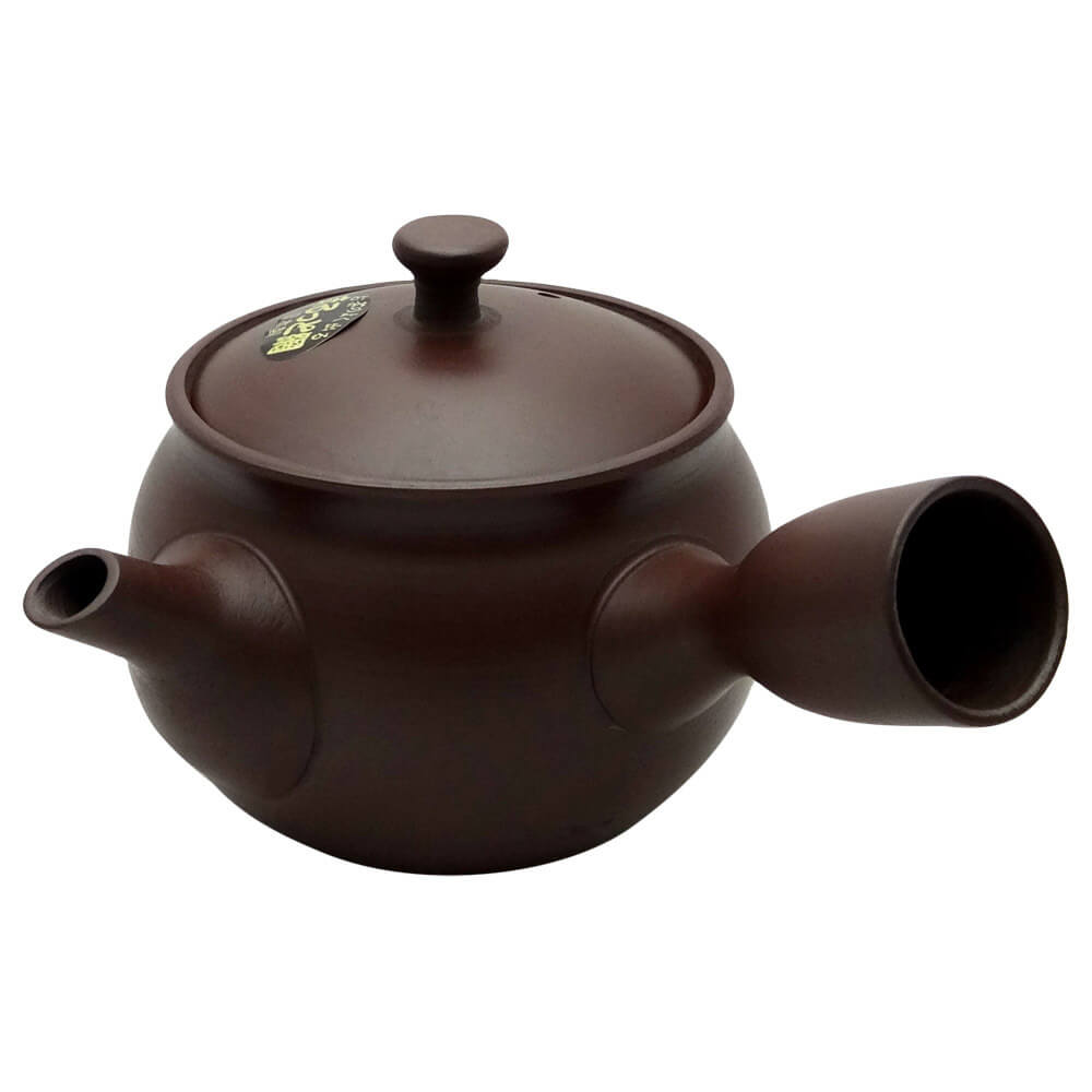Kyusu Einhand-Teekanne, runde Form von vorne