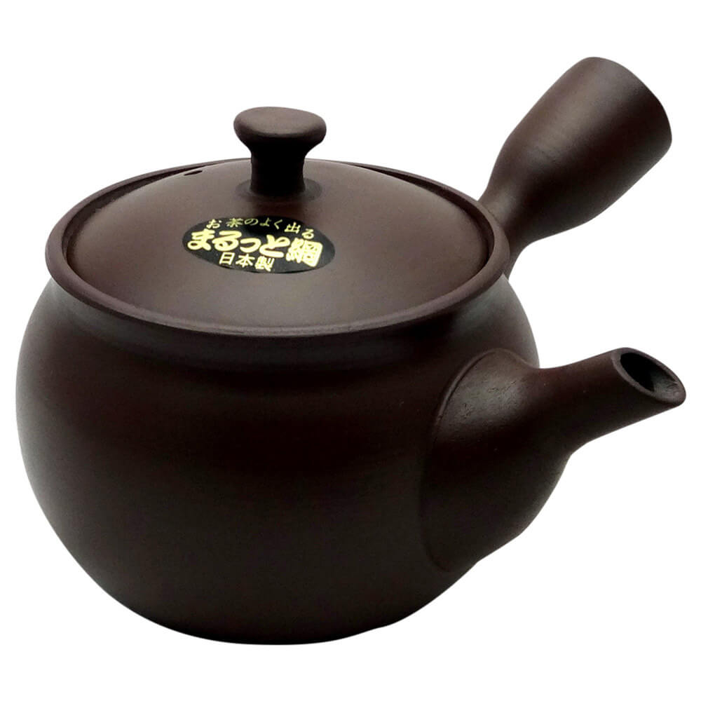 Kyusu Einhand-Teekanne, runde Form Henkel rechts
