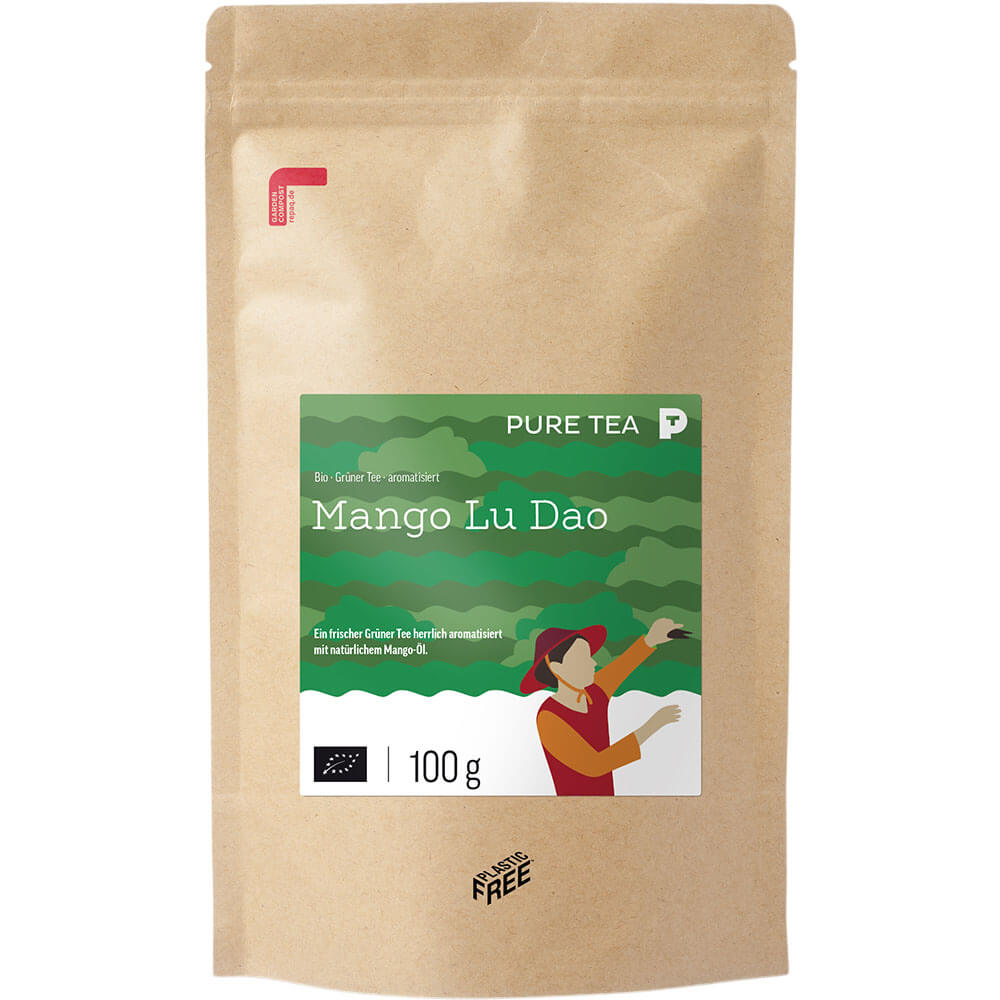 Grüntee Mango Lu Dao bio Packung neu