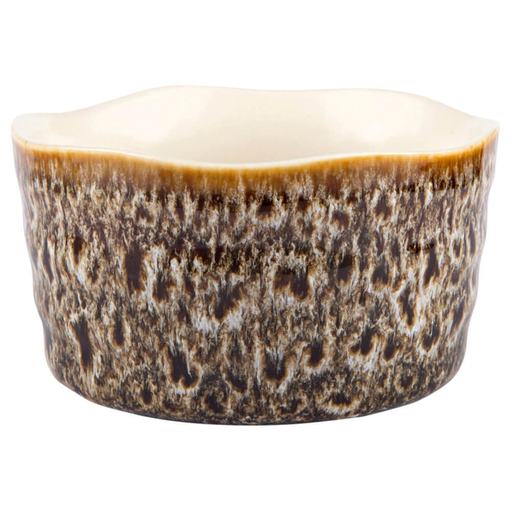 Matchaschale beige meliert offen#matchaschale_beige-meliert