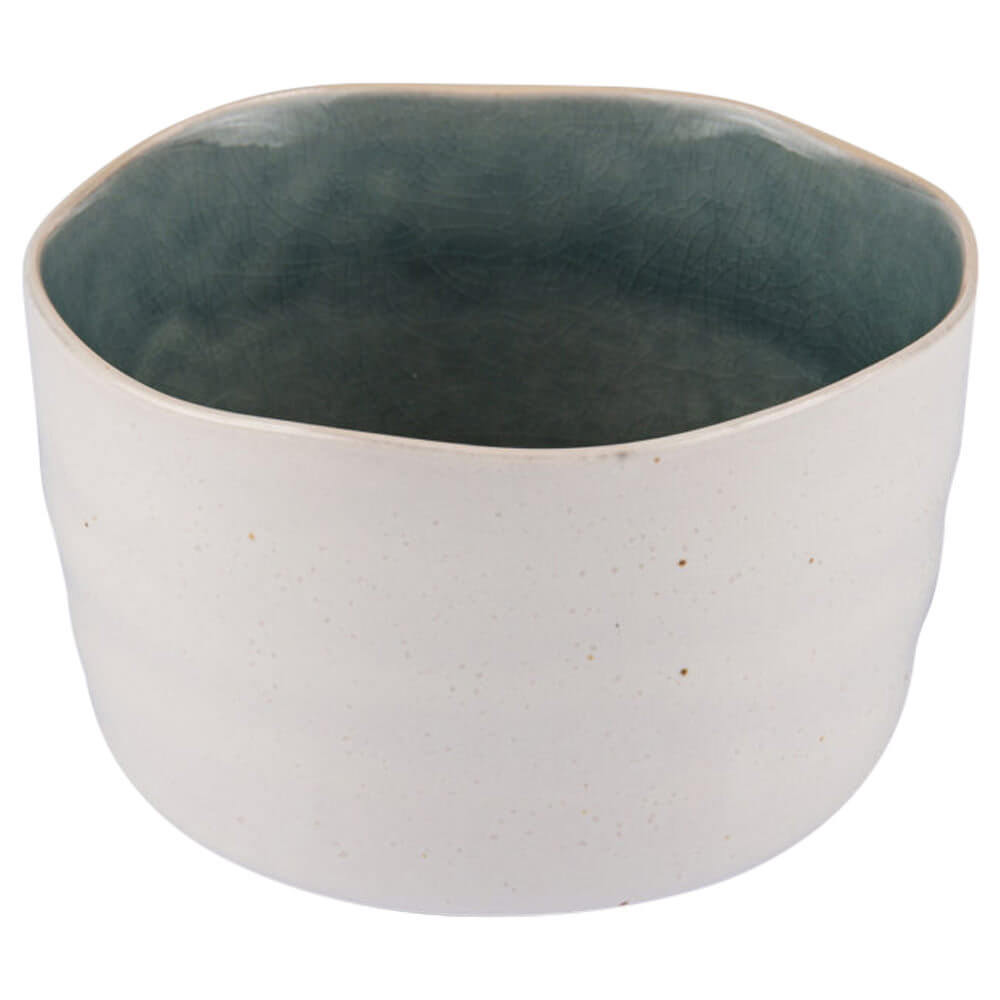 Matchaschale cremeweiß in blaugrau#matchaschale_cremeweiss-innen-blaugrau
