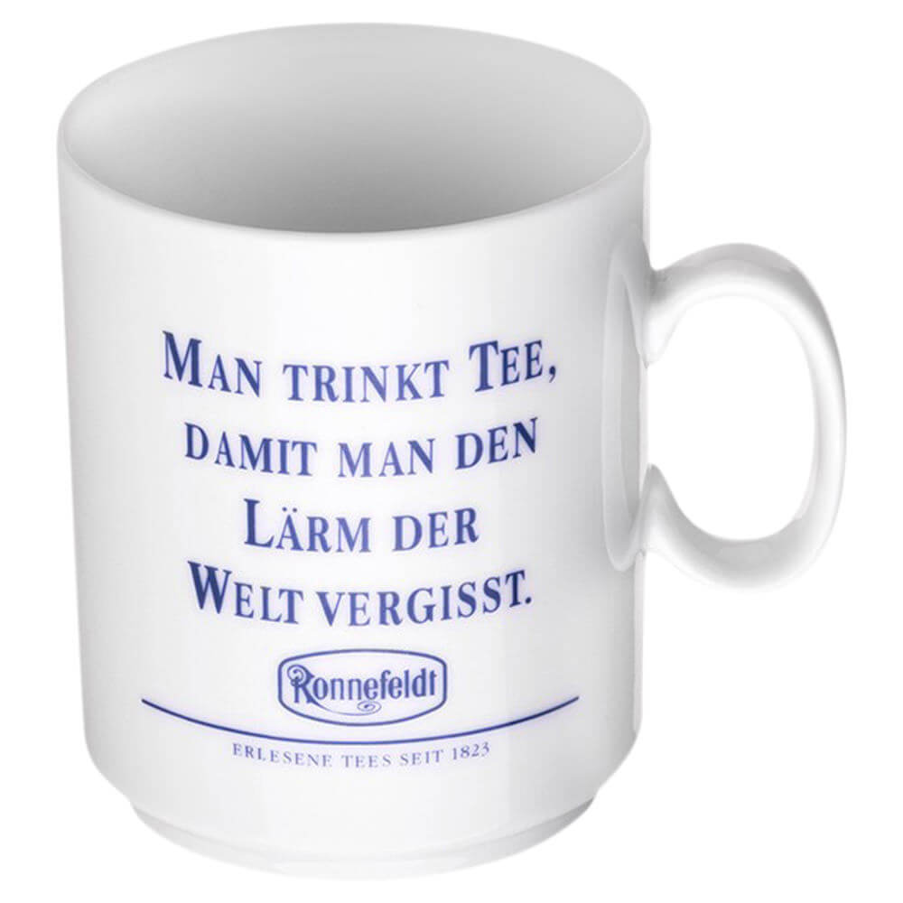 Teebecher mit Elefanten-Aufdruck Vorderseite