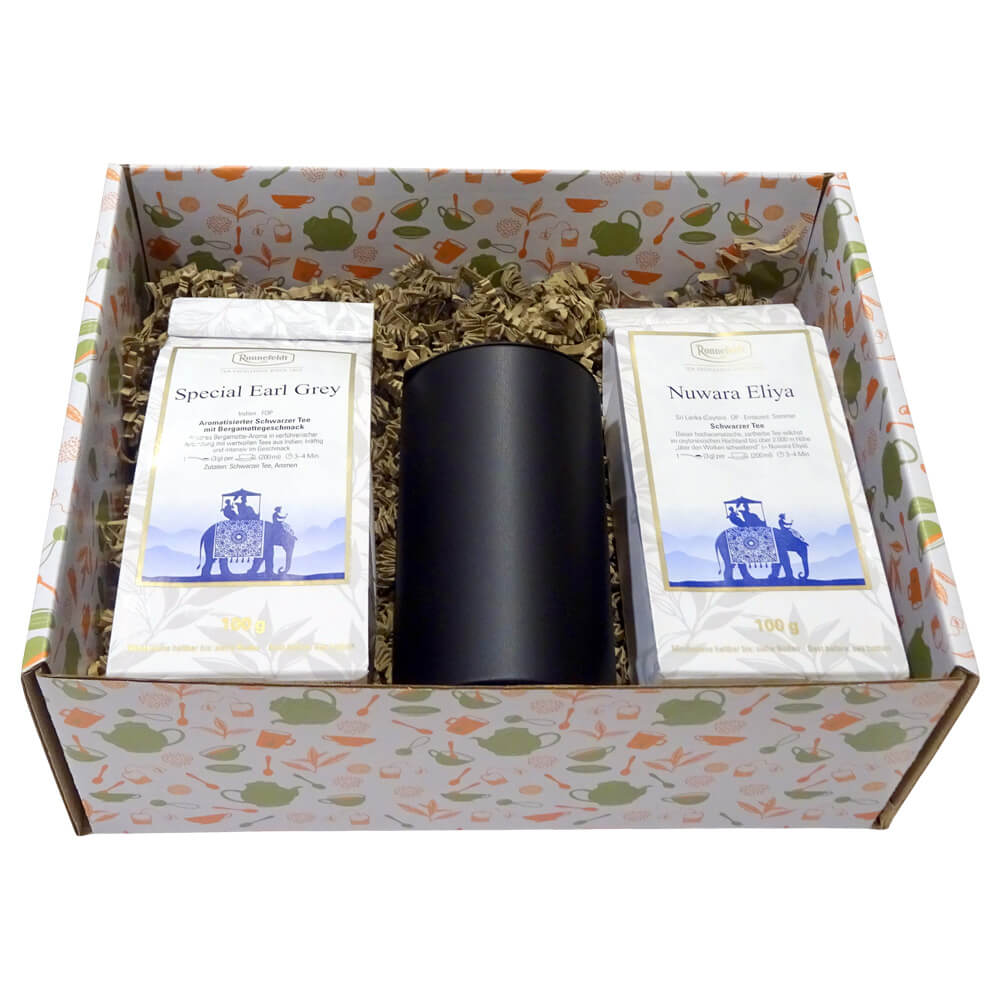 Ronnefeldt Schwarztee Geschenkbox mit Dose