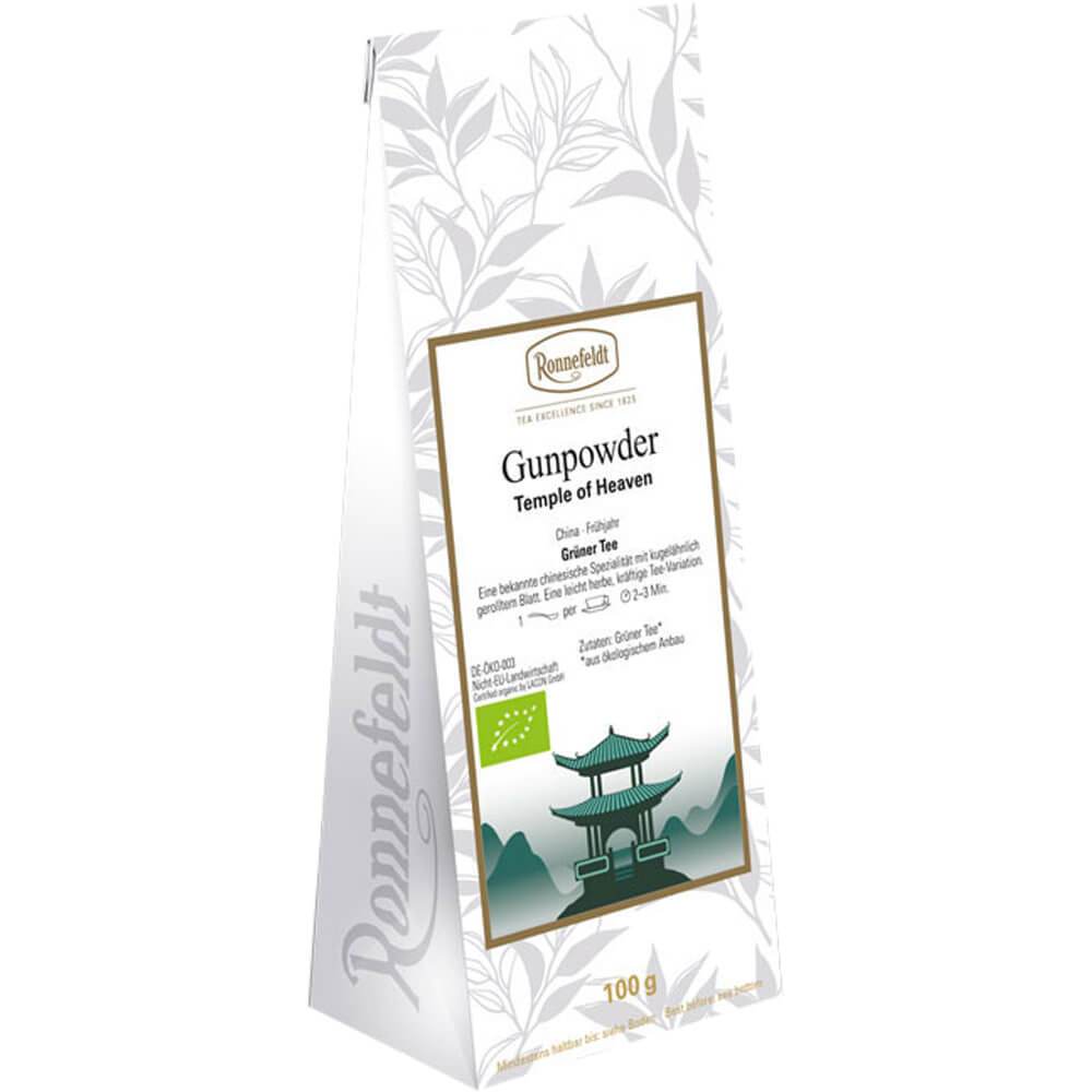 Ronnefeldt Grüntee Gunpowder bio Packung