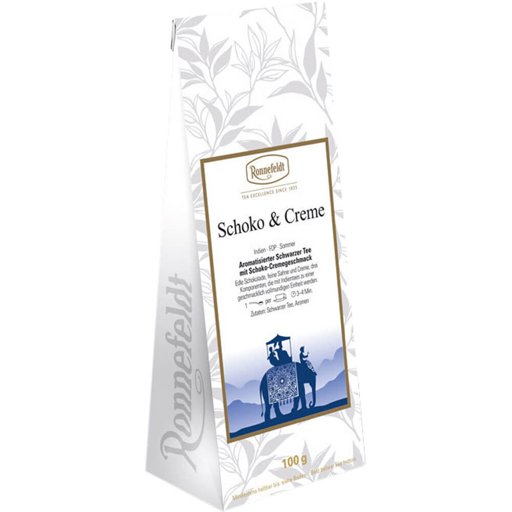 Ronnefeldt Schwarztee Schoko Creme Packung