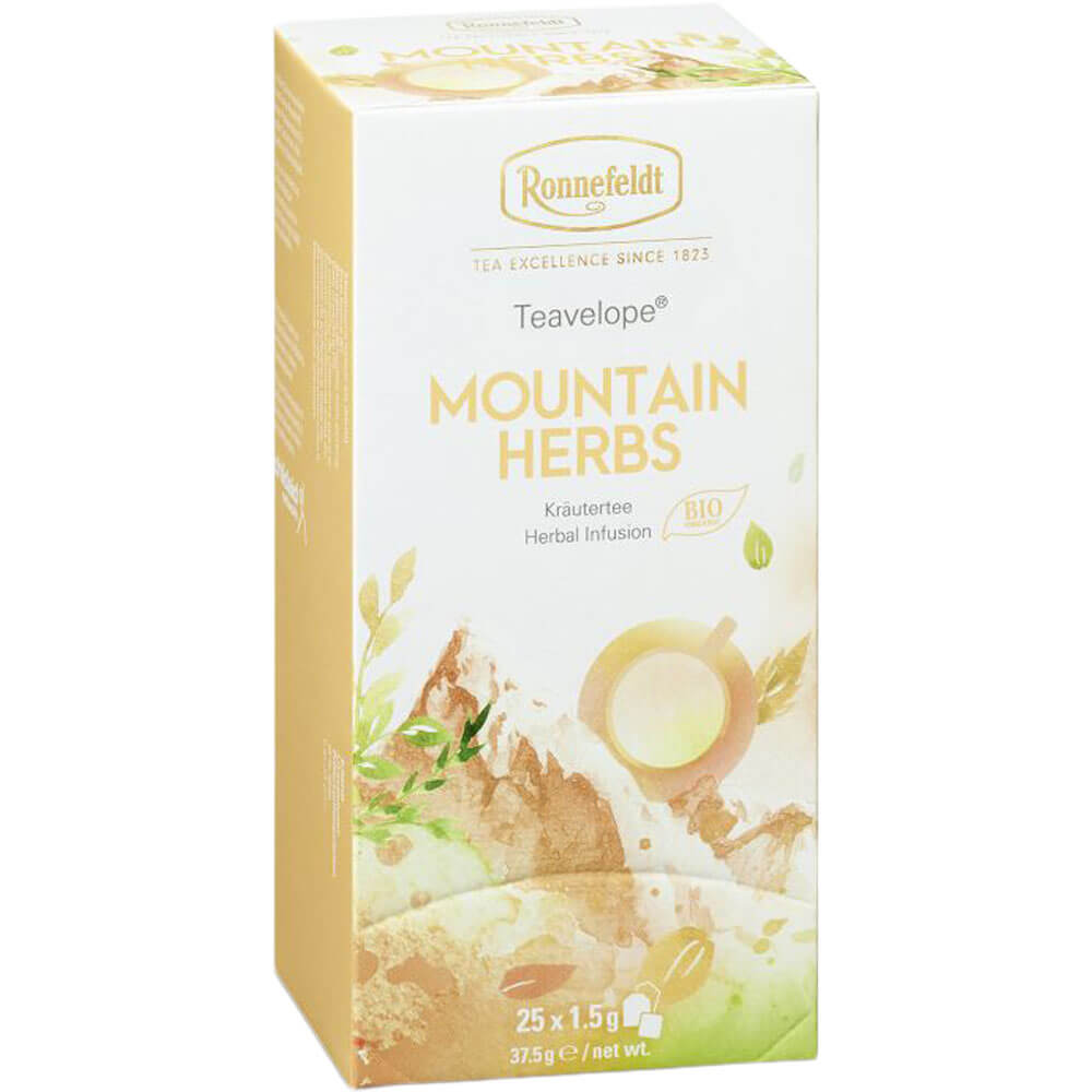 Ronnefeldt Teebeutel Mountain Herbs bio Packung
