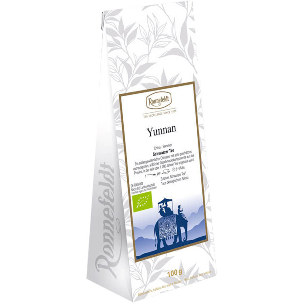 Ronnefeldt Schwarztee Yunnan bio Packung
