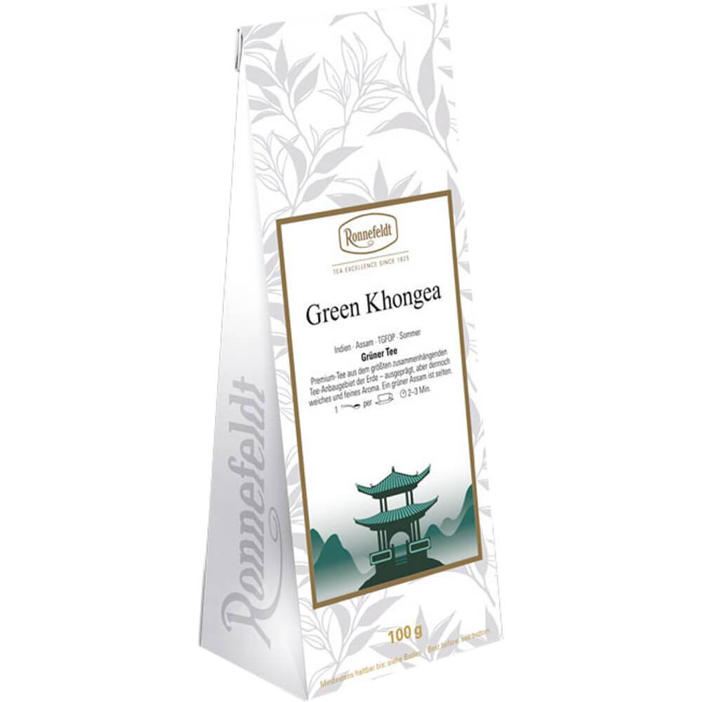 Grüner Tee Green Khongea aus Assam Packung