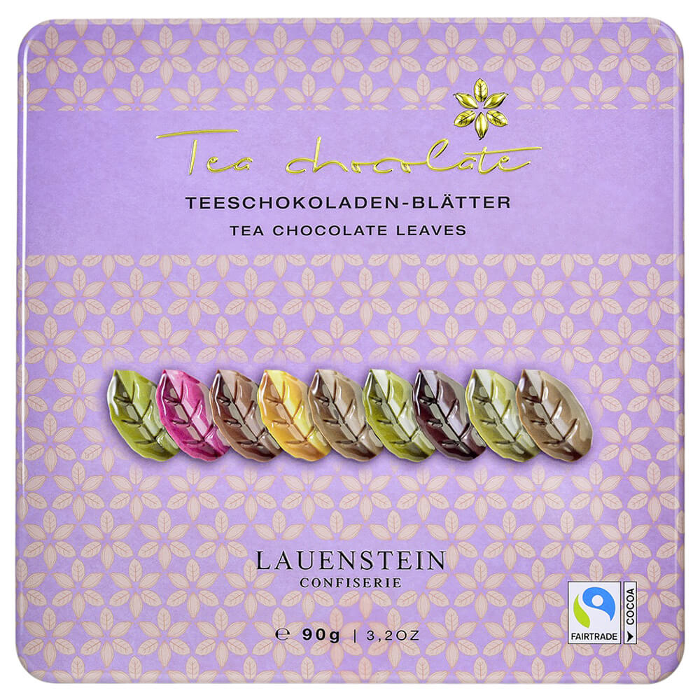 Teeschokoladen-Blätter Packung geschlossen