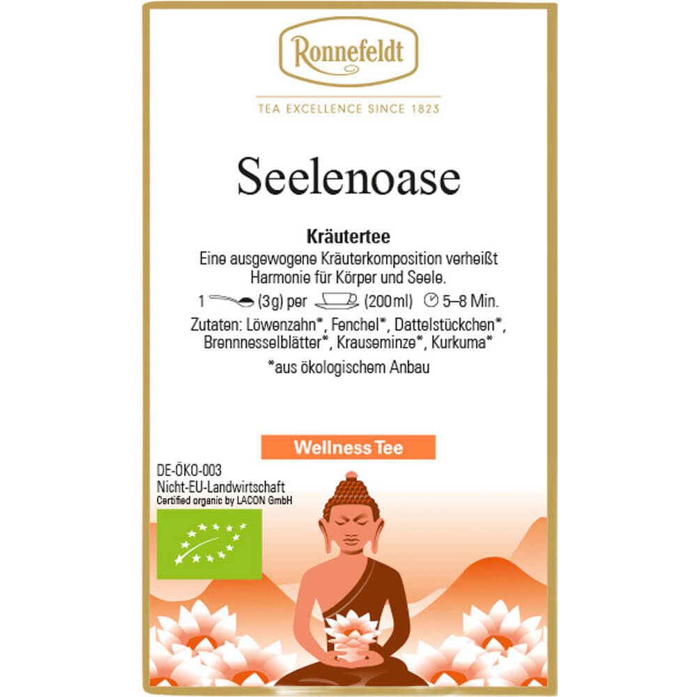 Wellness Tee Seelenoase bio Etikett