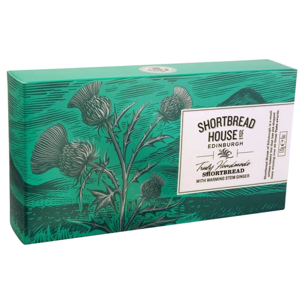 Shortbread mit kandiertem Ingwer Packung