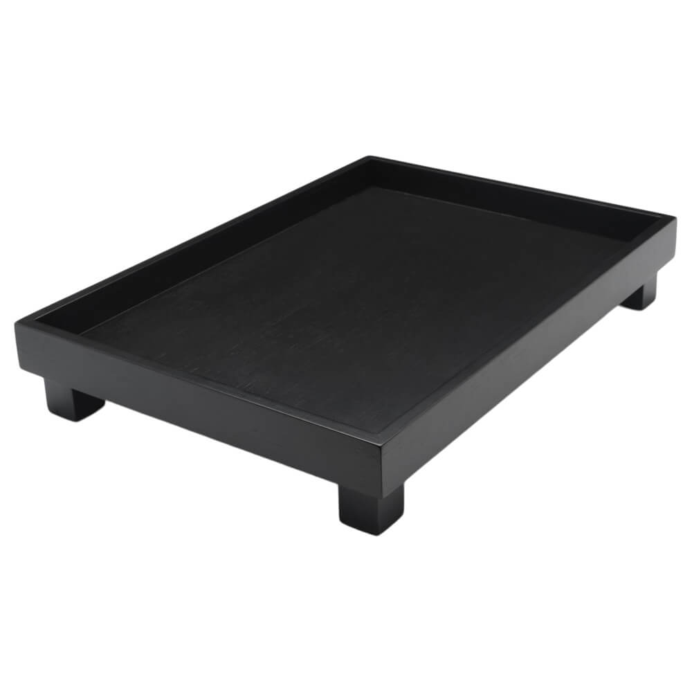 Teetablett Izumi aus Bambus schwarz#tablett_izumi-schwarz