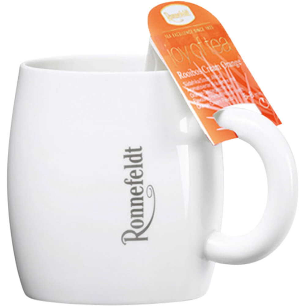 Ronnefeldt Becher mit Logo und Joy of Tea