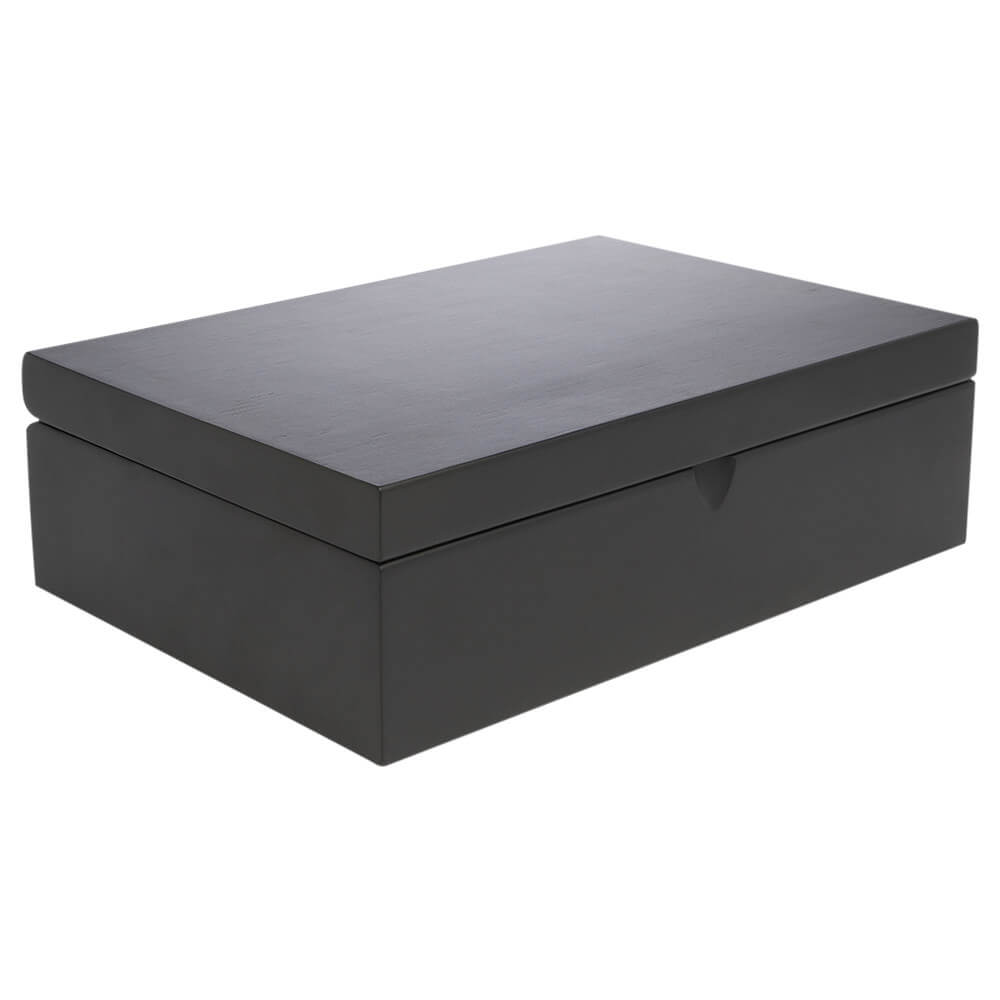 Bambus Teekiste schwarz mit sechs Teedosen#box_bambus-schwarz