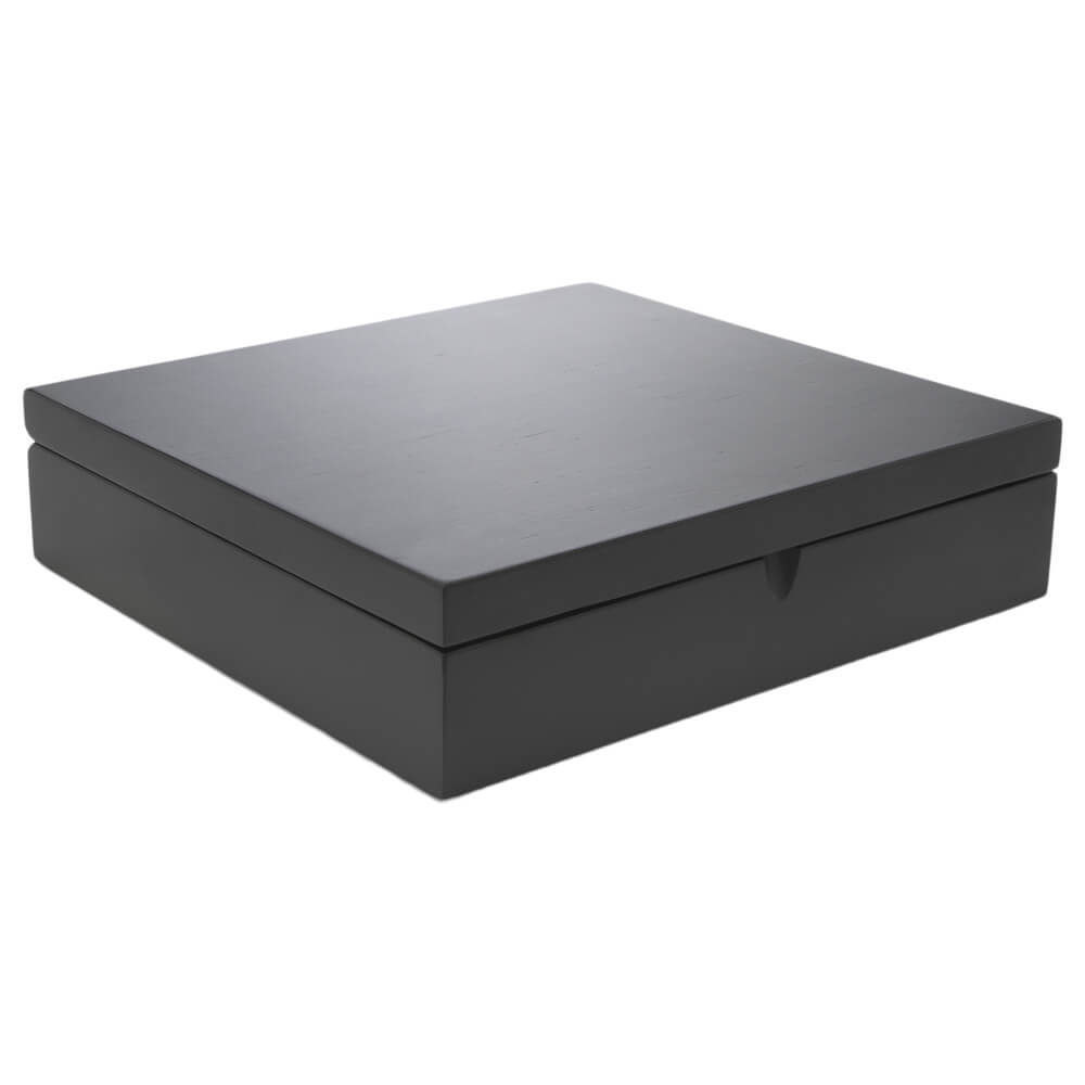 Teebeutel Kiste 12 Fächer Bambus schwarz#box_bambus-schwarz