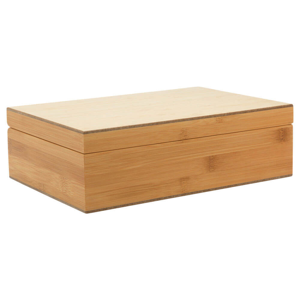 Bambus Teekiste mit sechs Teedosen#box_bambus-natur