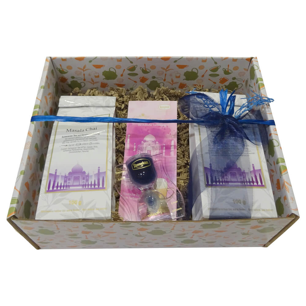Ronnefeldt Chai Geschenkbox offen