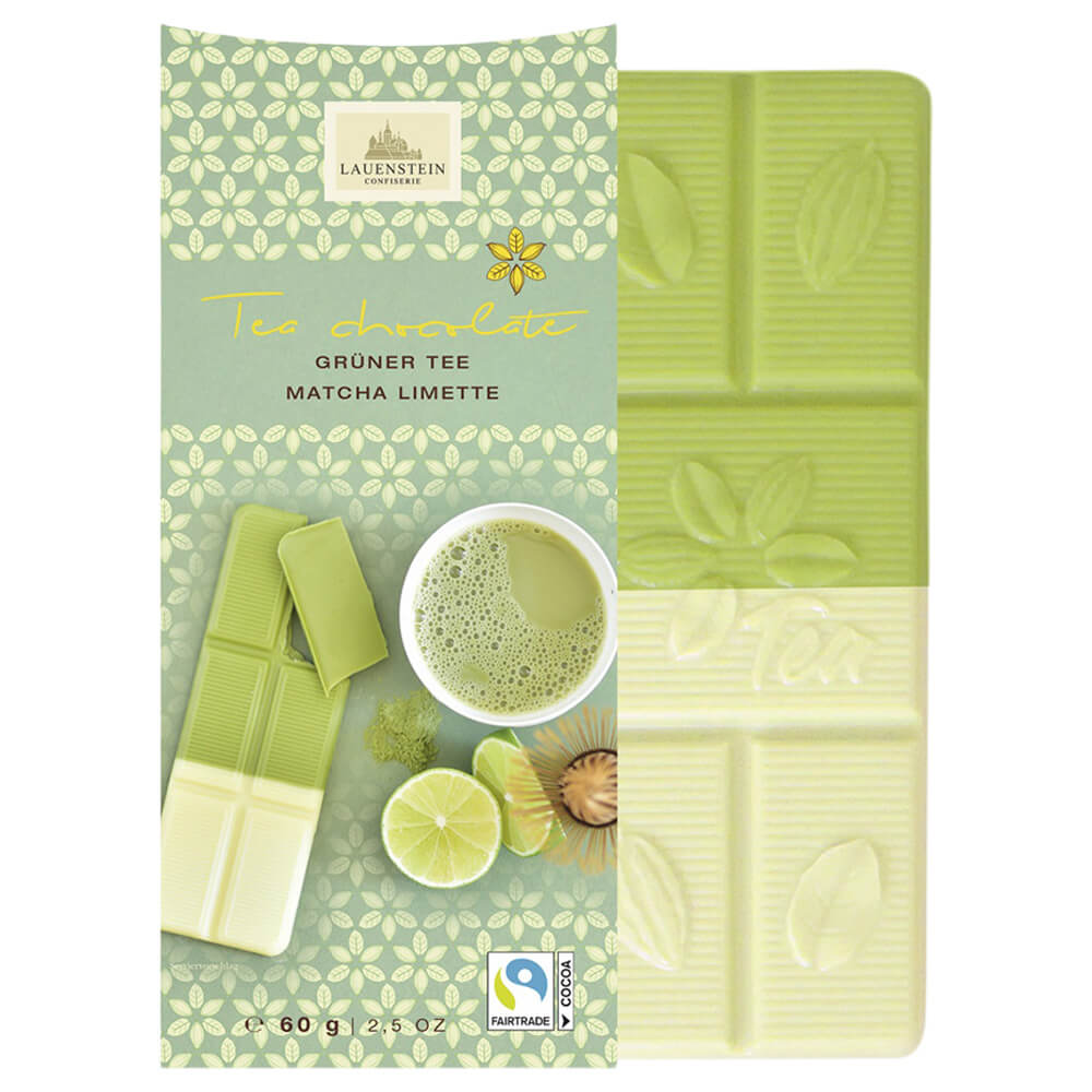 Tee-Schokolade von Lauenstein Matcha Limette