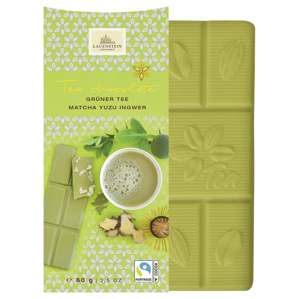 Tee-Schokolade Matcha Yuzu Ingwer
