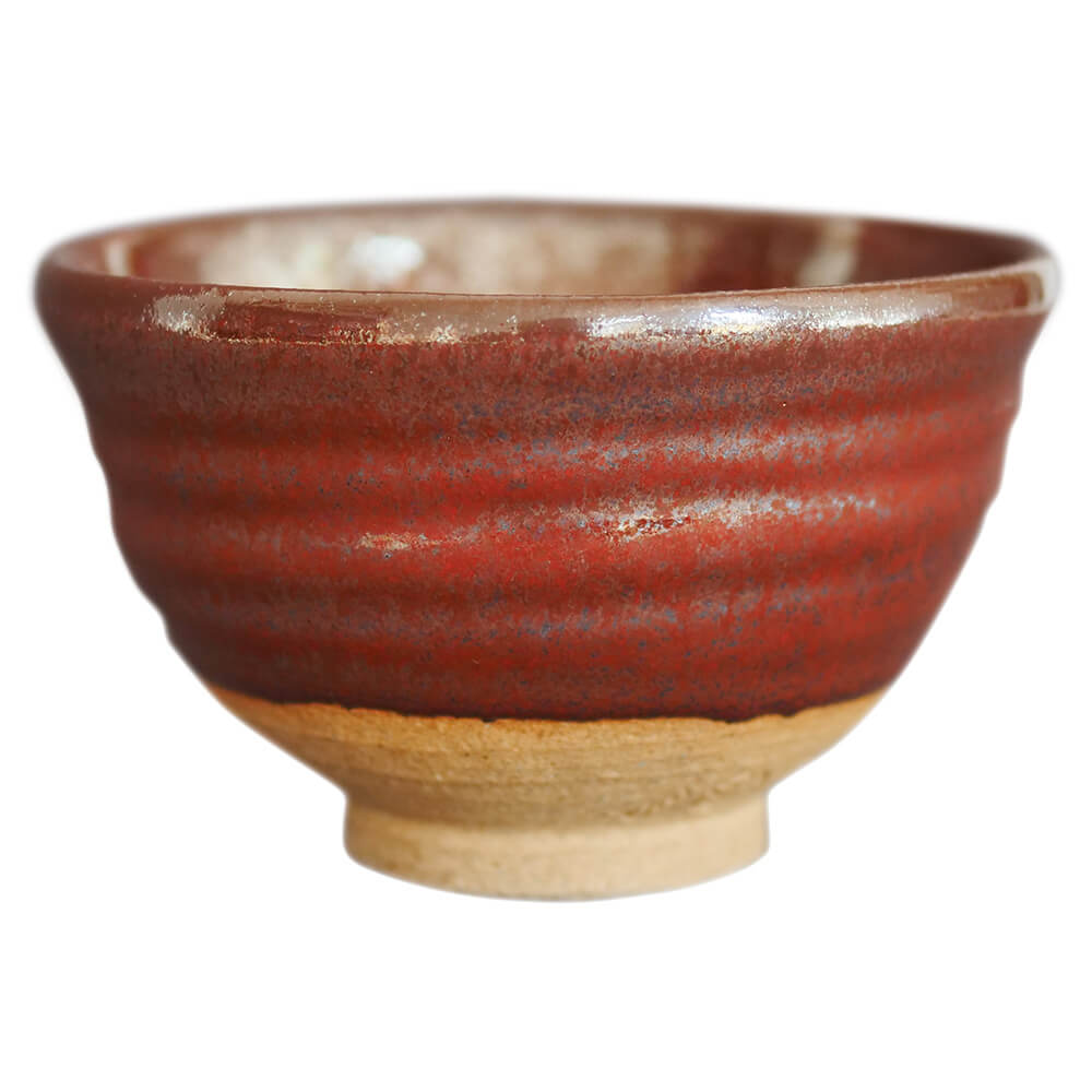 Rote Chawan von Kato Juunidai neu#matchaschale-aus-japan_rot